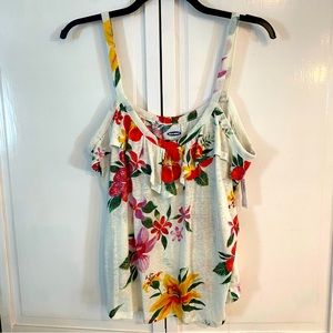 Hawaiian Ruffle Tank